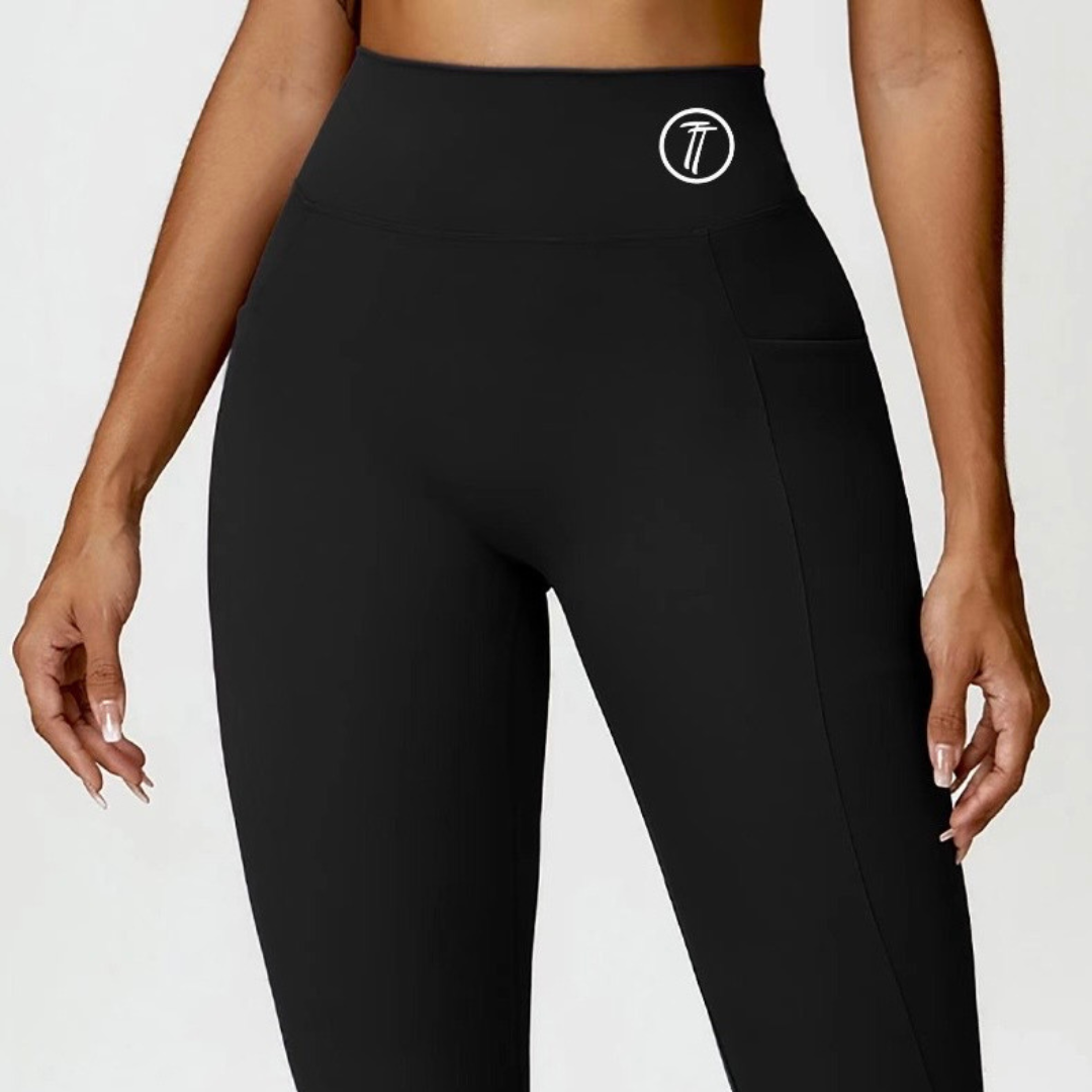 High Waist Scrunch Bum leggings with Side pockets