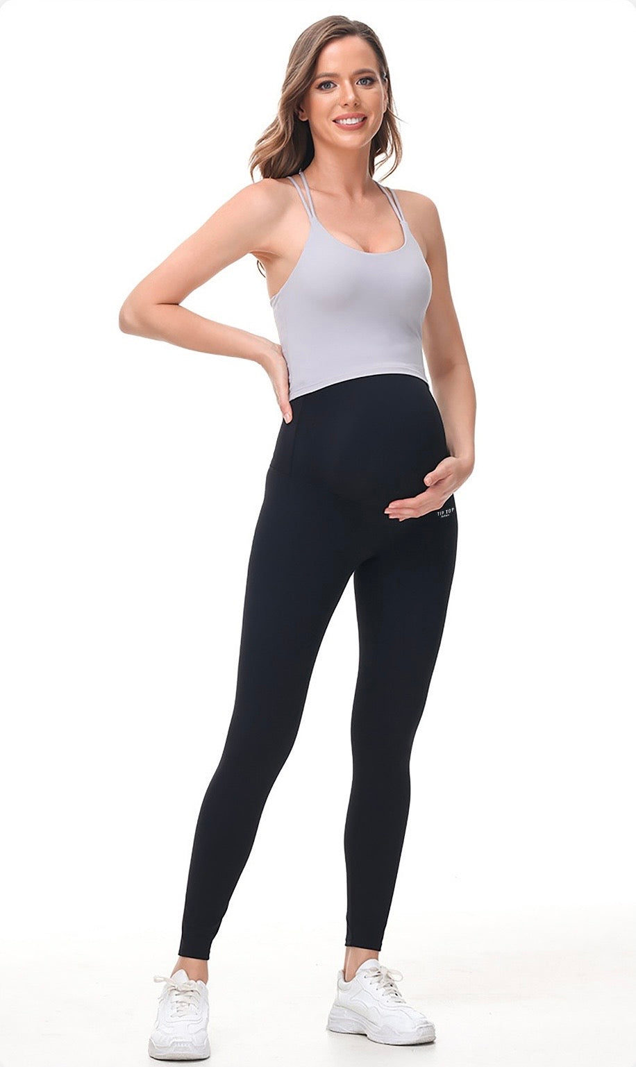 Black High Waist Maternity leggings