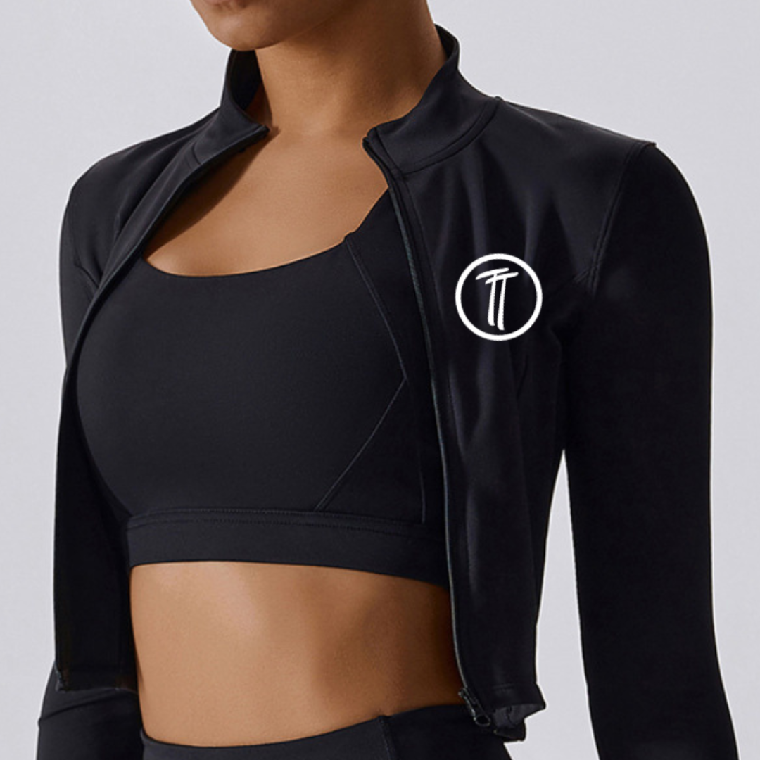 Black Longsleeve Crop top
