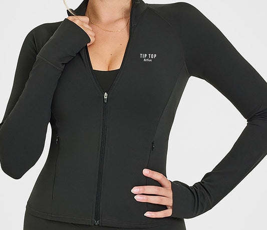 Black Zipper Jacket