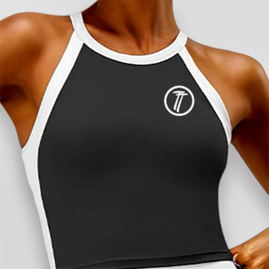 Colour Blocking Padded Sports top