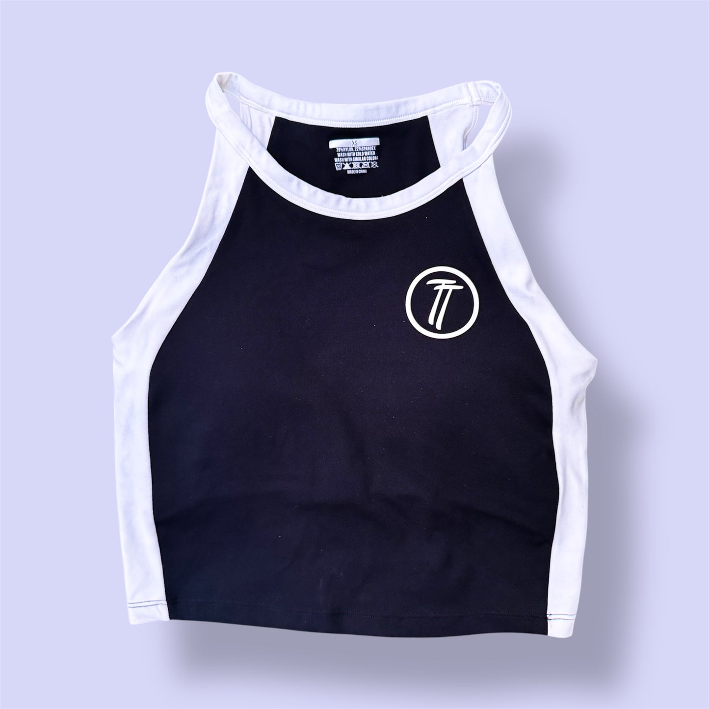 Colour Blocking Padded Sports top